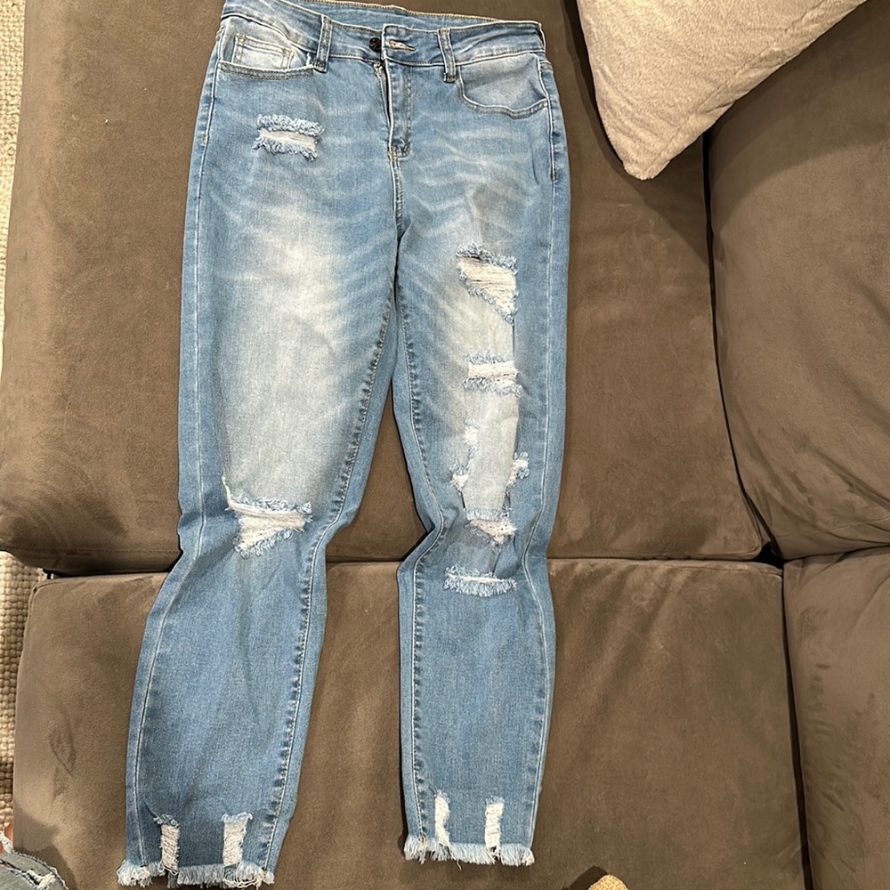 Vintage distressed jeans